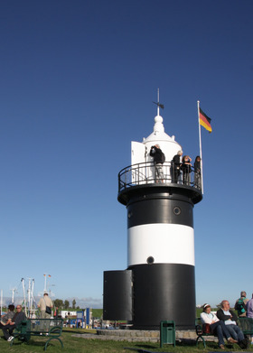 Kleiner Preuße am Strand in Wremen